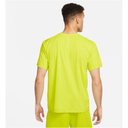 NIKE Dri-FIT UV Hyverse kurzarm Fitnessshirt Herren 308 - bright cactus/black S