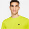 NIKE Dri-FIT UV Hyverse kurzarm Fitnessshirt Herren 308 - bright cactus/black S