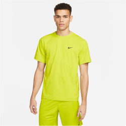 NIKE UV Hyverse Dri-FIT kurzarm Fitnessshirt Herren 308 - bright cactus/black M