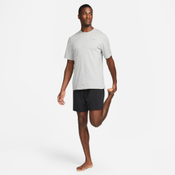 NIKE Dri-FIT Primary kurzarm Fitnessshirt Herren 097 - dk grey heather/htr/smoke grey XL
