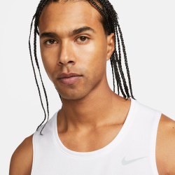 NIKE Miler Dri-FIT Lauf-Tanktop Herren 100 - white/reflective silv S