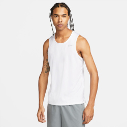 NIKE Miler Dri-FIT Lauf-Tanktop Herren 100 - white/reflective silv L