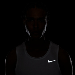 NIKE Miler Dri-FIT Lauf-Tanktop Herren 100 - white/reflective silv L
