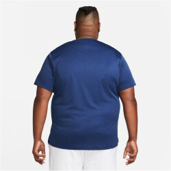NIKE Dri-FIT UV Miler kurzarm Laufshirt Herren 480 - midnight navy/game royal/reflective silv S
