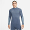 NIKE Dri-FIT Strike langarm Fußball Trainingsshirt Herren 491 - diffused blue/ocean bliss/white XXL