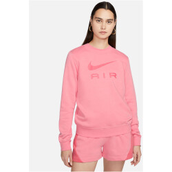 NIKE Air Fleece Rundhals Sweatshirt Damen 611 - coral...