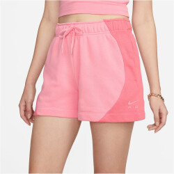 NIKE Air Mid-Rise Fleece Shorts Damen 611 - coral...