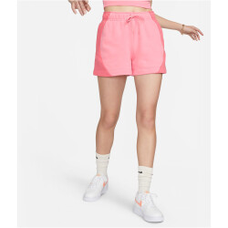 NIKE Air Mid-Rise Fleece Shorts Damen 611 - coral...