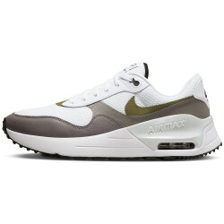 NIKE Air Max SYSTM Sneaker Herren 100 - white/medium olive-black-flat pewter 48.5