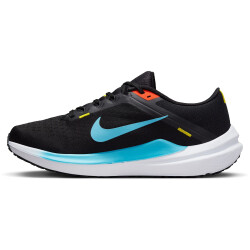NIKE Winflo 10 Laufschuhe Damen 002 - black/baltic blue-speed yellow-white 38.5