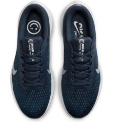 NIKE Winflo 10 Laufschuhe Herren 400 - college navy/metallic silver 39