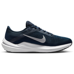 NIKE Winflo 10 Laufschuhe Herren 400 - college navy/metallic silver 42