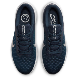 NIKE Winflo 10 Laufschuhe Herren 400 - college navy/metallic silver 49.5