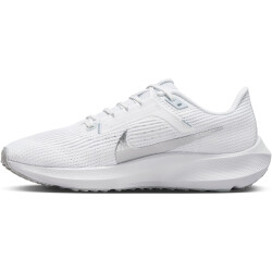 NIKE Air Zoom Pegasus 40 Laufschuhe Damen 101 - white/metallic silver-pure platinum 37.5