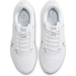 NIKE Air Zoom Pegasus 40 Laufschuhe Damen 101 - white/metallic silver-pure platinum 37.5