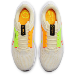 NIKE Pegasus 40 Laufschuhe Herren 101 - white/multi-color-coconut milk-volt 49.5