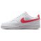 NIKE Court Vision Low-Top Sneaker Damen 101 - white/sea coral-volt-black 36.5