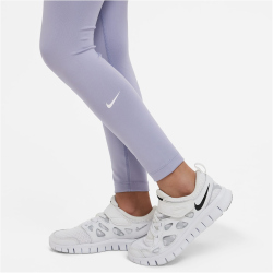 NIKE Dri-FIT Leggings M&auml;dchen 519 - indigo haze/white XL (156-166 cm)