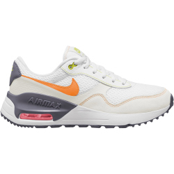 NIKE Air Max SYSTM Sneaker Kinder 109 - white/vivid orange-sail-gridiron 37.5