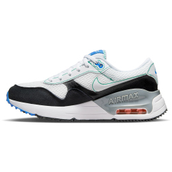 NIKE Air Max SYSTM Sneaker Kinder 107 - white/pure platinum-black-cool grey 38.5