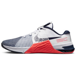 NIKE Metcon 8 Trainingsschuhe Herren 101 - white/obsidian-bright crimson 36