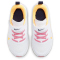 NIKE Omni Multi-Court Sneaker Kinder 102 - white/citron pulse-coral chalk-sea coral 30