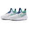 NIKE Flex Runner 2 Laufschuhe Kinder 102 - summit white/stadium green-pure platinum 38