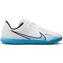 NIKE Jr. Mercurial Vapor 15 Club TF Turf Multinocken-Fußballschuhe Kinder 146 - white/baltic blue-pink blast 33
