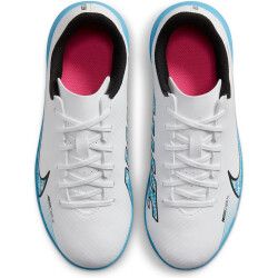 NIKE Jr. Mercurial Vapor 15 Club TF Turf Multinocken-Fußballschuhe Kinder 146 - white/baltic blue-pink blast 33