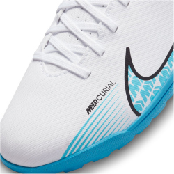 NIKE Jr. Mercurial Vapor 15 Club TF Turf Multinocken-Fußballschuhe Kinder 146 - white/baltic blue-pink blast 33
