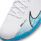 NIKE Jr. Mercurial Vapor 15 Club TF Turf Multinocken-Fußballschuhe Kinder 146 - white/baltic blue-pink blast 33