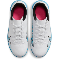 NIKE Jr. Mercurial Vapor 15 Club TF Turf Multinocken-Fu&szlig;ballschuhe Kinder 146 - white/baltic blue-pink blast 35