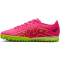 NIKE Zoom Mercurial Vapor 15 Academy TF Turf Multinocken-Fußballschuhe 605 - pink blast/volt-gridiron 42