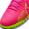 NIKE Zoom Mercurial Vapor 15 Academy TF Turf Multinocken-Fu&szlig;ballschuhe 605 - pink blast/volt-gridiron 45.5