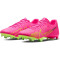 NIKE Zoom Mercurial Vapor 15 Academy MG Multi-Ground Fußballschuhe 605 - pink blast/volt-gridiron 46