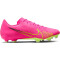 NIKE Zoom Mercurial Vapor 15 Academy MG Multi-Ground Fußballschuhe 605 - pink blast/volt-gridiron 46
