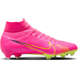 NIKE Zoom Mercurial Superfly 9 Pro FG Firm-Ground Fu&szlig;ballschuhe Herren 605 - pink spell/volt-gridiron 47