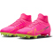 NIKE Zoom Mercurial Superfly 9 Pro FG Firm-Ground Fu&szlig;ballschuhe Herren 605 - pink spell/volt-gridiron 47