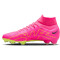 NIKE Zoom Mercurial Superfly 9 Pro FG Firm-Ground Fußballschuhe Herren 605 - pink spell/volt-gridiron 47.5