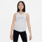 NIKE Dri-FIT One Training Tanktop Mädchen 100 - white/black XS (122-128 cm)