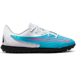NIKE Jr. Phantom GX Club TF Turf Multinocken-Fußballschuhe Kinder 446 - baltic blue/pink blast-white-laser blue 36