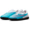 NIKE Jr. Phantom GX Club TF Turf Multinocken-Fußballschuhe Kinder 446 - baltic blue/pink blast-white-laser blue 36