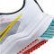 NIKE Downshifter 12 Laufschuhe Damen 102 - white/black-citron pulse-baltic blue 38