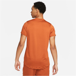 NIKECourt Dri-FIT Advantage Tennis Top Herren 246 - dark russet/white S