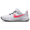 NIKE Revolution 6 Freizeitschuhe mit Klettverschlu&szlig; Kinder 101 - white/sea coral-gridiron-laser orange 29.5