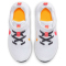 NIKE Revolution 6 Freizeitschuhe mit Klettverschlu&szlig; Kinder 101 - white/sea coral-gridiron-laser orange 29.5