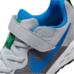 NIKE Revolution 6 Freizeitschuhe mit Klettverschlu&szlig; Kinder 008 - cool grey/photo blue-deep royal blue 28