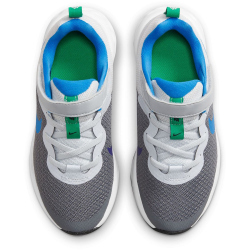 NIKE Revolution 6 Freizeitschuhe mit Klettverschlu&szlig; Kinder 008 - cool grey/photo blue-deep royal blue 28