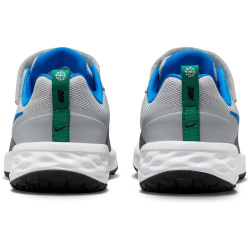 NIKE Revolution 6 Freizeitschuhe mit Klettverschlu&szlig; Kinder 008 - cool grey/photo blue-deep royal blue 28