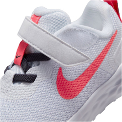 NIKE Revolution 6 Baby-Sneaker 101 - white/sea coral-gridiron-laser orange 21